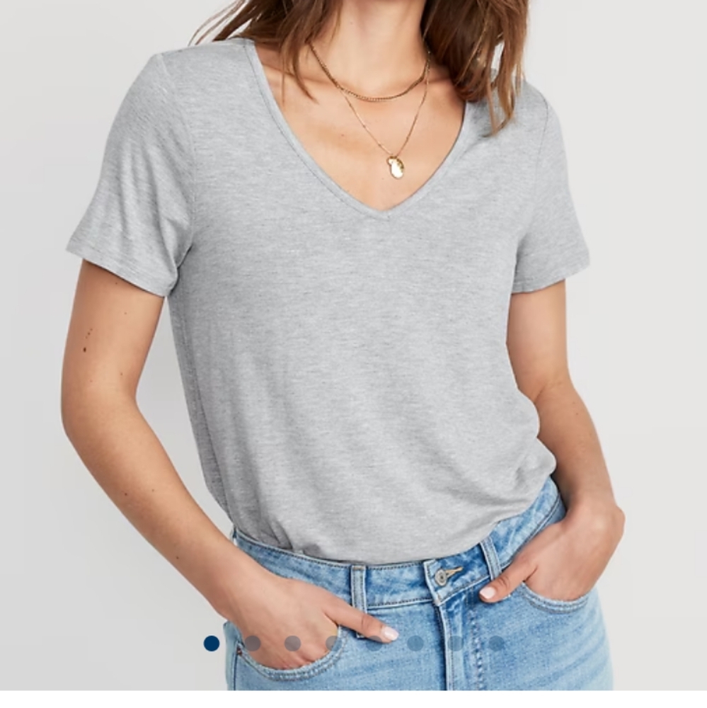 Old Navy luxe v neck t shirt NWT